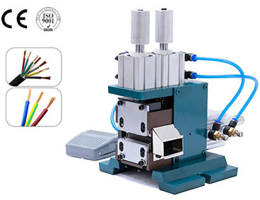 Hvordan drift Vertikal pneumatisk trådafisolering maskine WPM-3F
