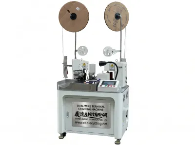 Automatisk dobbeltkabel terminalkrimpmaskine WPM-180 - Automatisk terminalkrympemaskine