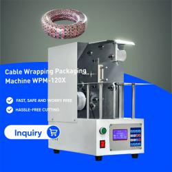 Semi-Auto Kabel Indpakning Packer WPM-120X - Kabeloprulning og binding
