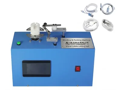 Automatisk USB-datakabelviklingspakkemaskine WPM-2024B