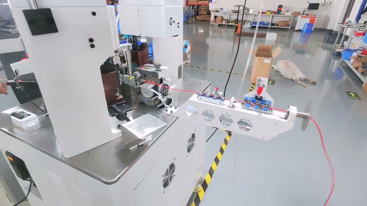 Fully Automatic Double End Terminal Crimping, Single End Housing Insertion for Home Appliance