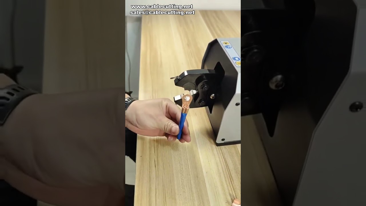 Pneumatic Terminal Crimping Machine Also Crimps Open Lugs