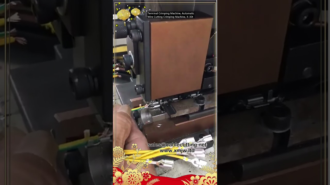 Terminal Crimping Machine, Automatic Wire Cutting Crimping Machine