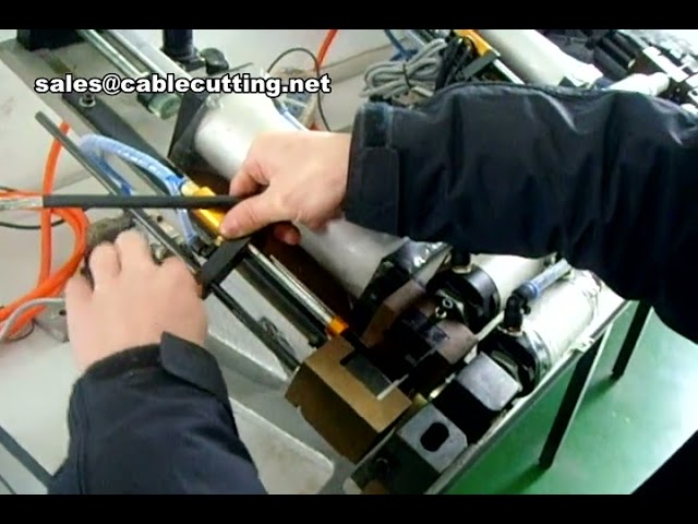 Automatisk kabel skære- og afisoleringsmaskine, Automatisk kabelafisoleringsmaskine, Automatisk skære- og afisoleringsmaskine
