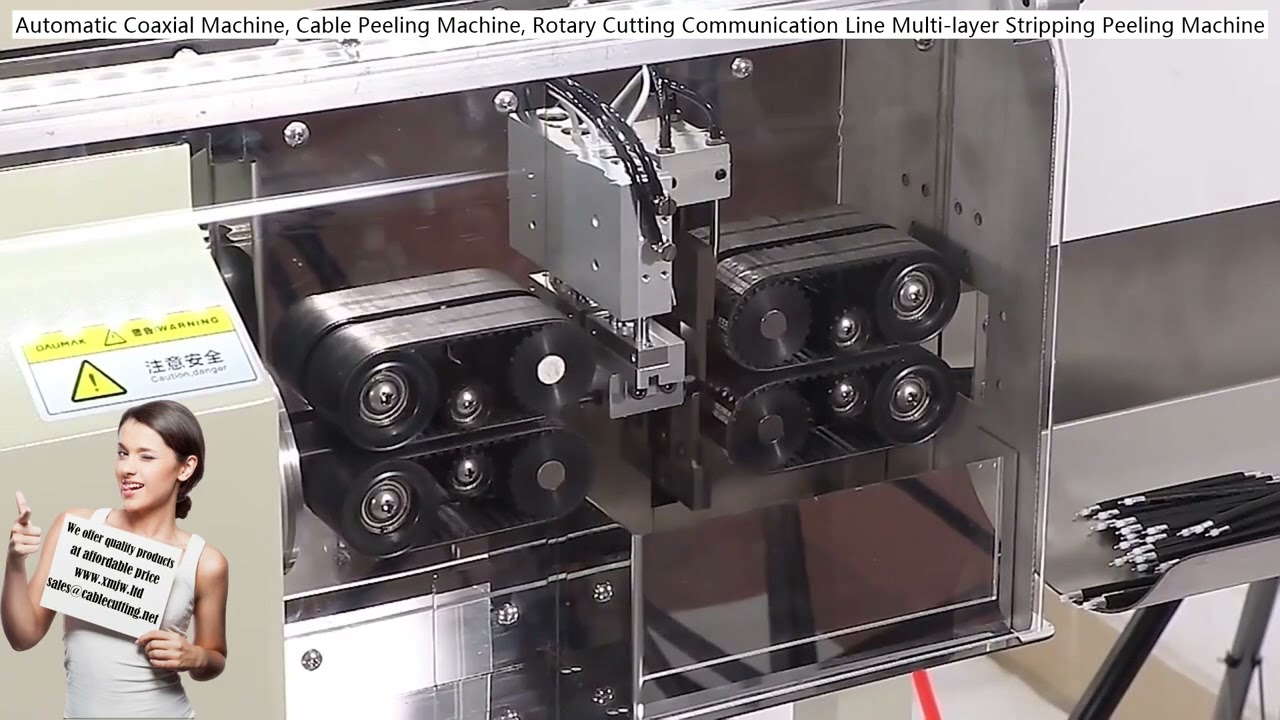 Automatic Coaxial Machine, Cable Peeling Machine, Rotary Cutting