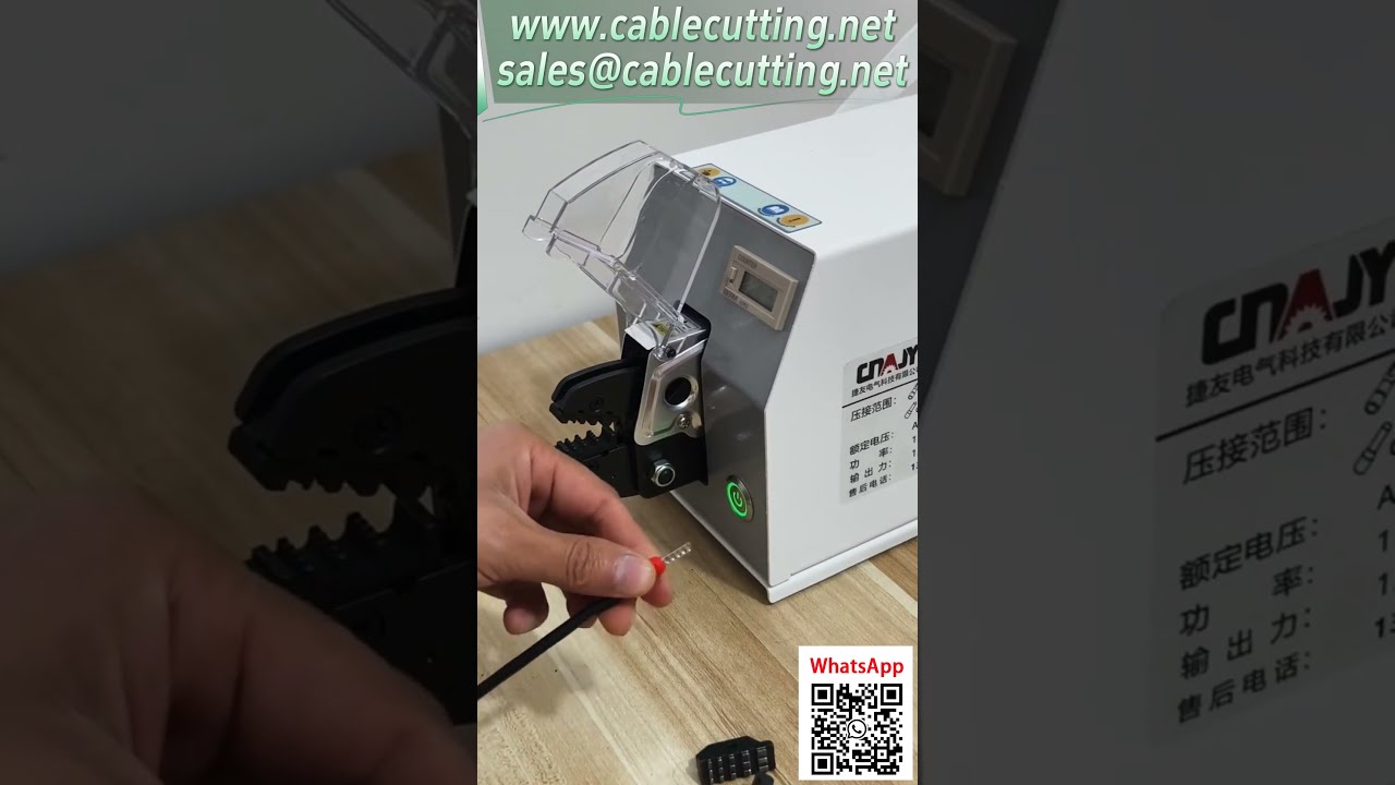 20EC Pneumatisk Klemkrimper | 16mm² Indvendig Terminal Sikkerhedsdæksel Udskiftelige Matricer #terminalpresse