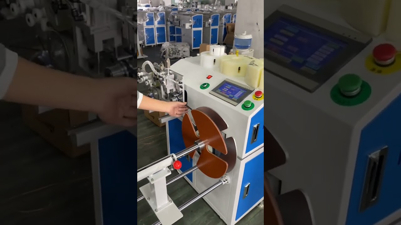 Automatic Meter Counting, Sorting, Cutting, Wire Winding & Coiling Machine Precise Metering #machine
