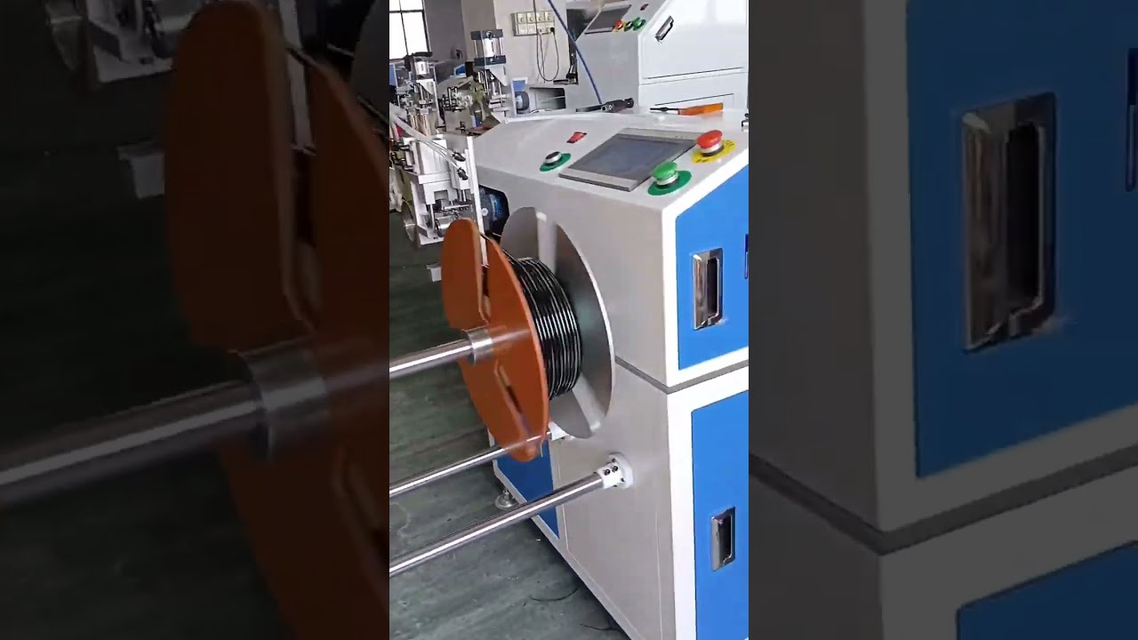 Automatic Meter Counting, Traversing, Cutting & Tube Coiling Machine 1mm 16mm Diameter #machine