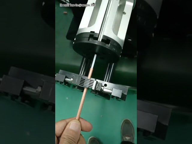 Large square coaxial cable spin stripper semi automatic new energy thick wire flexibel cables peelin