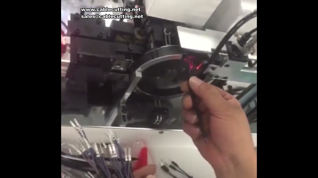 220V 110V Wire Harness Semi automatic Heat Shrink Tube Machine,multi core Cable Cutting, Feeding And