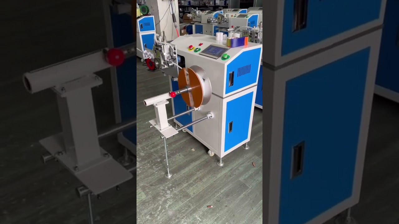 Alsidig rørspoler med præcis måling og pæn opspoling til PE-, PU- og PVC-rør | Fabriksautomatisering #fabrik #maskine
