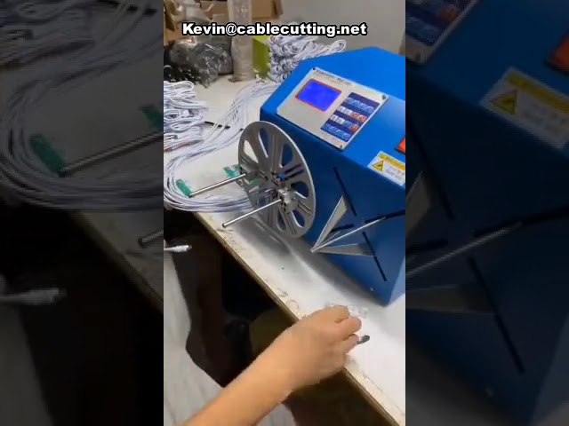 Usb Data Cable Audio Cable Earphone Cable Automatic Winding Tie Binding Machine